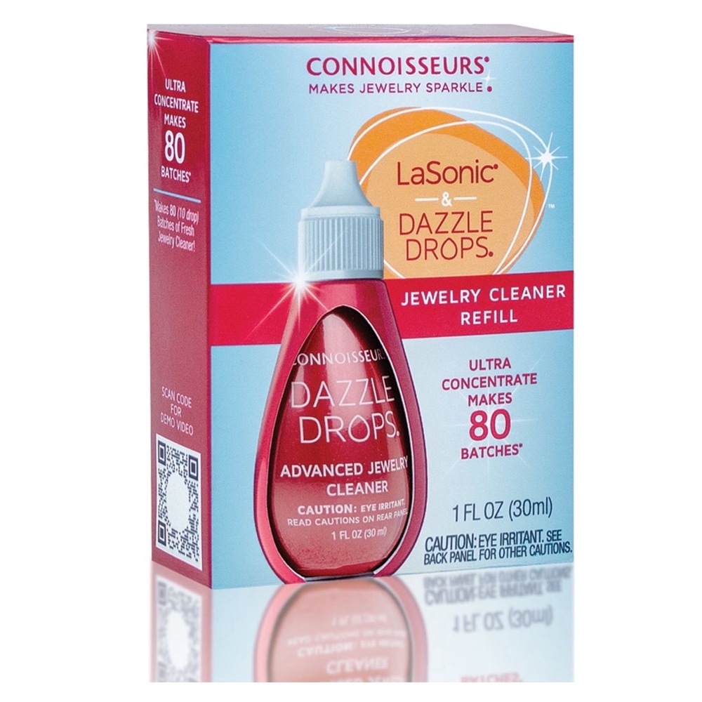 Connoisseurs LaSonic Safewave Sonic Jewelry Cleaner Machine-Dazzle Drops Refill
